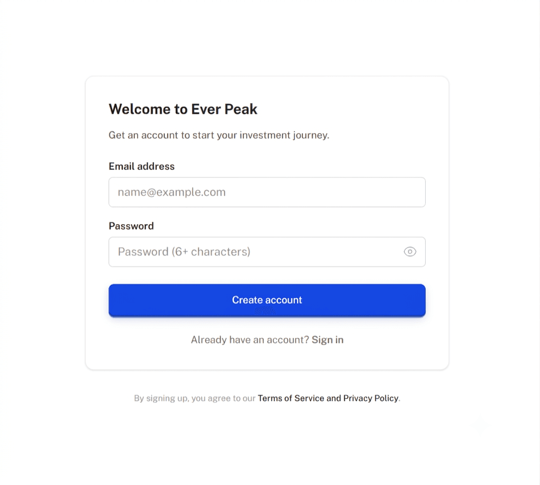 Create your Brick Fund account